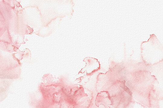 Abstract pink watercolour background