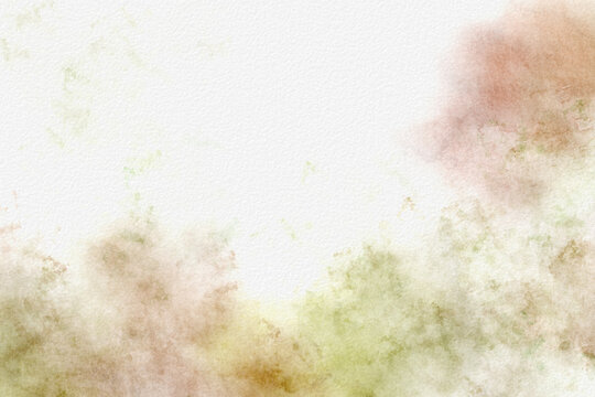 Abstract green watercolour background