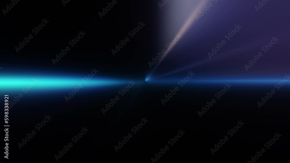 Wall mural abstract vj loop center glow flickerring with colorful radial streak shine ray light sparking on bla