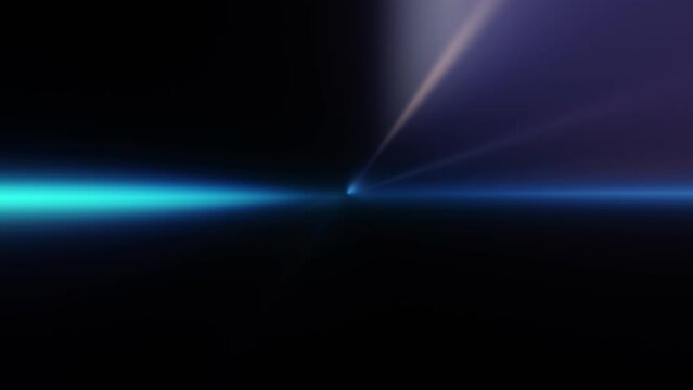 Abstract VJ loop center glow  flickerring with colorful radial streak shine ray light sparking on black background for technology. 4K 3D fractals seamless loop infinite complex glowing radial light st