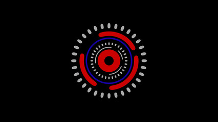 tecnology circle black