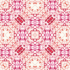 Square seamless patterns. Woven wonderful digital patterns. Modern fashion. Kaleidoscope