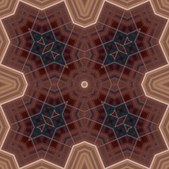 Square seamless patterns. Woven wonderful digital patterns. Modern fashion. Kaleidoscope