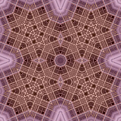 Square seamless patterns. Woven wonderful digital patterns. Modern fashion. Kaleidoscope