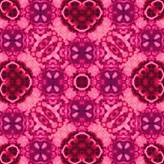Square seamless patterns. Woven wonderful digital patterns. Modern fashion. Kaleidoscope