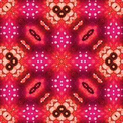 Square seamless patterns. Woven wonderful digital patterns. Modern fashion. Kaleidoscope