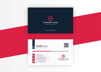 Corporate modern business card design template