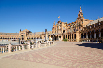 Fototapeta na wymiar The Plaza de España 