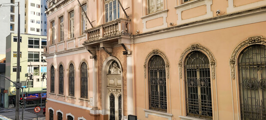 Fototapeta premium historic building in the city of curitiba in southern brazil