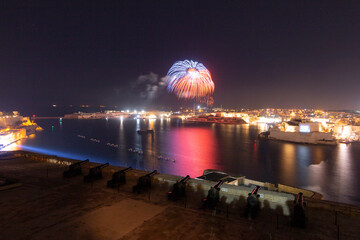 Lights up in the sky: fireworks festival