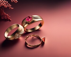 designer jewelry background celebrate your wedding in style generative ai