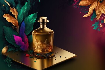 eye catching perfume fragrant banner a product for luxurious lifestyle generative ai