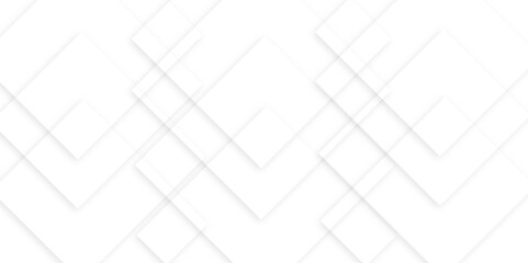 Abstract white and gray square technology lines background. Abstract white lines background. Seamless white geometric lines vector background.