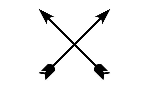 Arrow logo template icon vector image