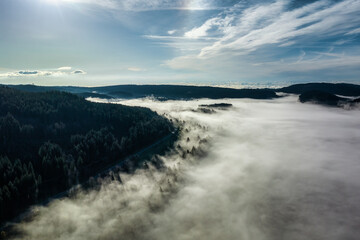 Nebel über dem Schwarzwald