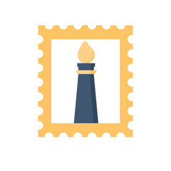 monas jakarta stamp