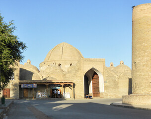 Ancient architecture in the city of Bukhara