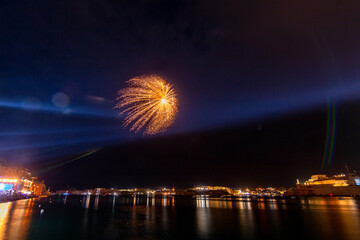 Lights up in the sky: fireworks festival