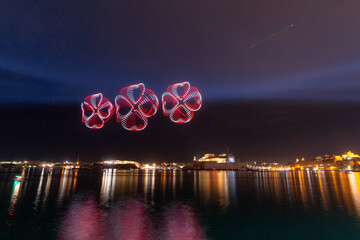 Lights up in the sky: fireworks festival