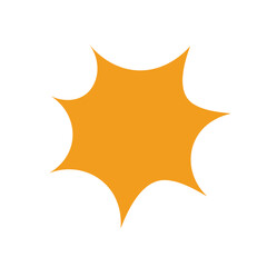 Explosion Shape Illustration