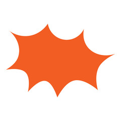 Explosion Shape Illustration