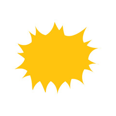 Explosion Shape Illustration