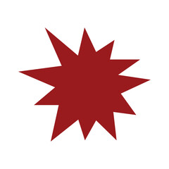 Fototapeta premium Explosion Shape Illustration