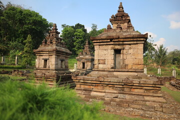 The beauty of the Ngempon temple, one of the many heritage temples of ancient civilization on Java Island, Indonesia.