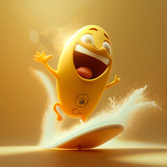 Credible_Surfing_volumetric_lighting_smiling_sport_happy