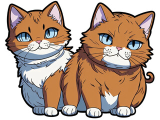 Obraz premium cute little cat generative ai illustration