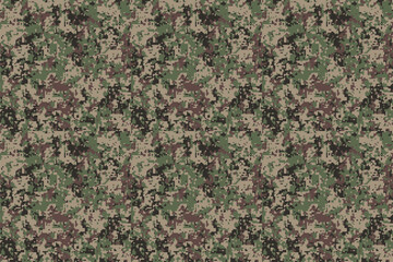 Pixel camouflage for a soldier army uniform. Modern camo fabric design. Digital military vector background. - obrazy, fototapety, plakaty