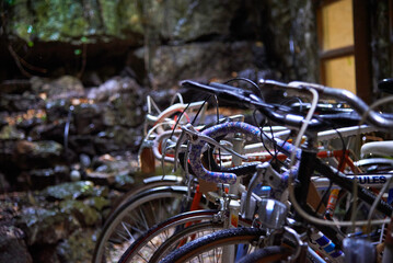 Fototapeta na wymiar bicycles