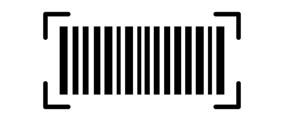 Barcode reader scan icon. Vector.