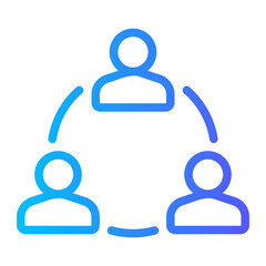 referral gradient icon