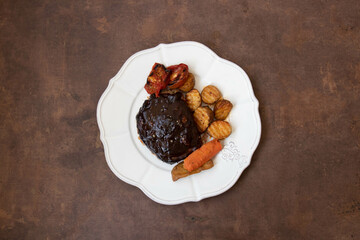 Pork Chop with Grilled vegetable