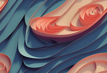 Seamless Quilled Paper Art