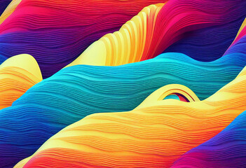 Seamless Quilled Paper Art