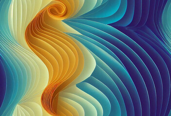 Seamless Quilled Paper Art