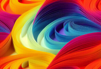 Seamless Quilled Paper Art