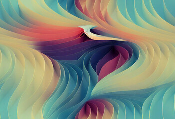 Seamless Quilled Paper Art