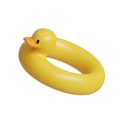 Duck float summer 3d icon © TianK
