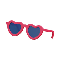 3d summer sunglasses icon