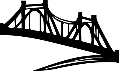bridge icon vector symbol design illustration
