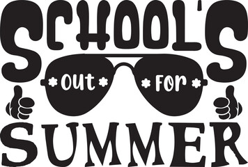 School's Out For Summer SVG