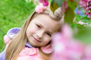 portrait of a little girl