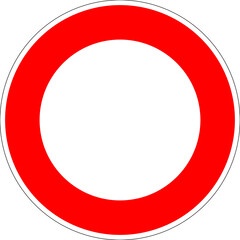 Road signals isolated on white background. Vector illustration icon set ready source in sticker and another printing material.