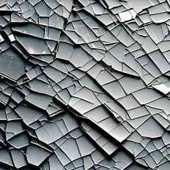 A cracked and shattered texture with broken mirrors and shattered glass3, Generative AI