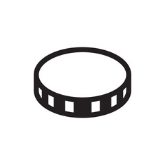 Coin vector icon. Casino coins sign. Casino chips icon. Money flat sign design. Illustration of coin line icon. Linear flat cent coin symbol pictogram. UX UI icon