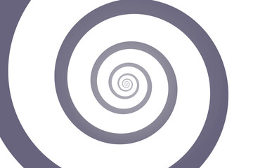 spiral  color purple white background thin