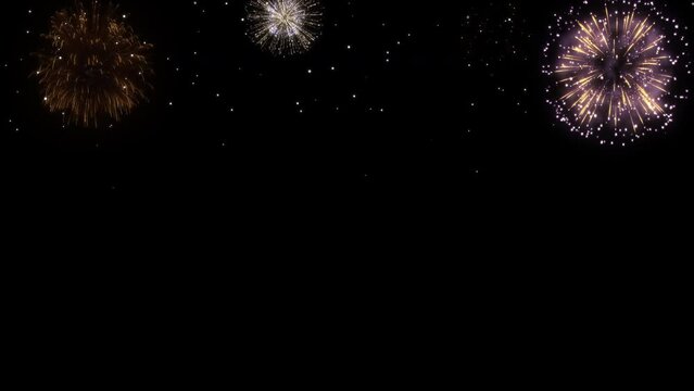 Dark decorative shubh diwali backdrop with firework design